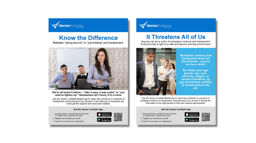 Workplace Violence and Harassment Posters