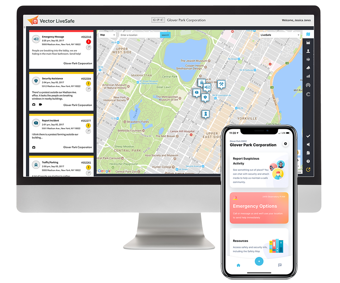 LiveSafe-dashboard-and-mobile-app-rebrand